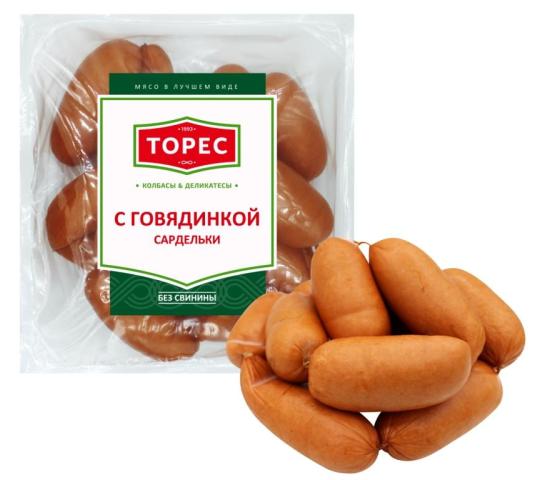 657774 картинка каталога «Производство России». Продукция Сардельки «С говядинкой», г.Туапсе 2023