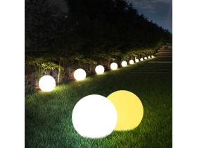 Уличный светильник-шар «LED DANCE RGBW» 30 см.