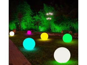 Уличный светильник-шар «LED DANCE RGBW» 30 см.