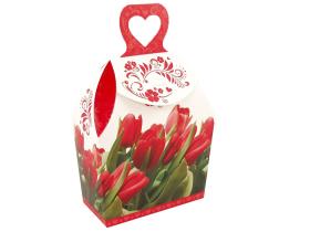 Коробка подарочная «Тюльпаны»