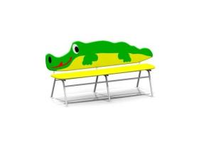 Детская скамейка Крокодил ДС-2403