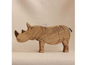 Деревянная игрушка Носорог