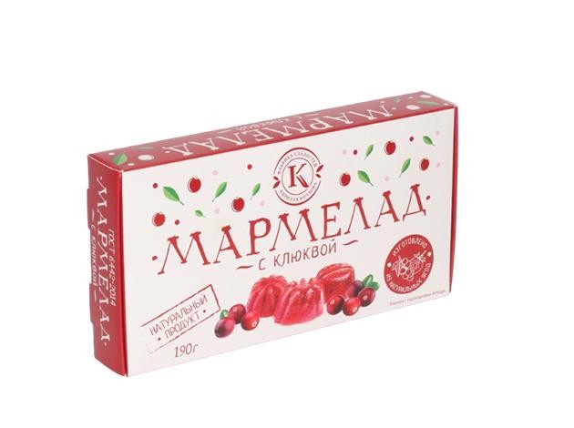 Мармелад желейно-фруктовый «С клюквой» — продажа оптом от производителя ...