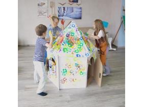 Домик картонный детский игровой «Шапито»