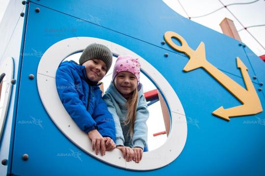 Фото 4 Детский игровой комплекс «Фрегат» Aviator 312.01.0, г.Новочебоксарск 2023