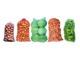 Полипропиленовые овощные сетки-мешки