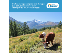Стабилизаторы напряжения «Сатурн» для сельскохозяйственного кооператива в Алтайском крае!