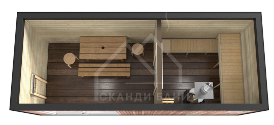 Фото 3 Модульная баня Алекса 3х2,4 м, г.Екатеринбург 2023