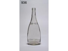 Бутылка из белого стекла