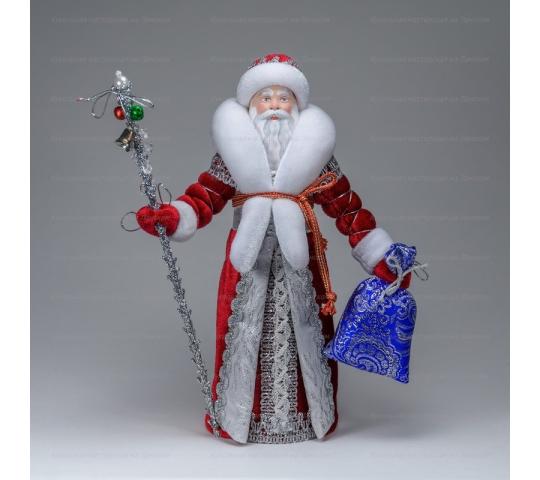 Фото 2 Интерьерная кукла «Дед Мороз», 27 см, г.Санкт-Петербург 2023