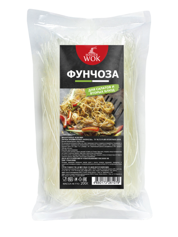 Лапша Фунчоза 200г. ТМ « Master WOK» от производителя Торгово ...