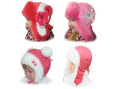 Фото 1 зимняя шапка для девочки 2014
