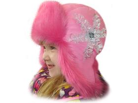 зимняя шапка для девочки