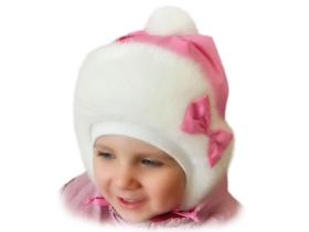 детская зимняя шапка для девочки