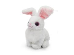 Кролик белый с подвижными ушами