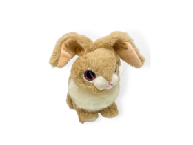 Кролик бежевый с подвижными ушами