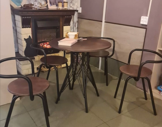 Фото 2 Кофейный дизайнерский столик с обвязкой, г.Санкт-Петербург 2023
