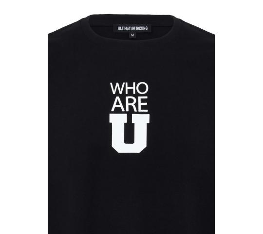 Фото 2 Черная спортивная футболка WHO ARE U, г.Москва 2023