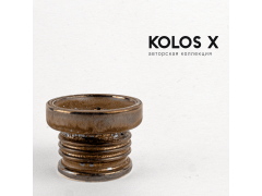 Фото 1 Керамическая чаша для кальяна Kolos X classic, цвет 10 бронза 2024