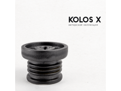Фото 1 Керамическая чаша для кальяна Kolos X phunnel, цвет 12 чёрный 2024