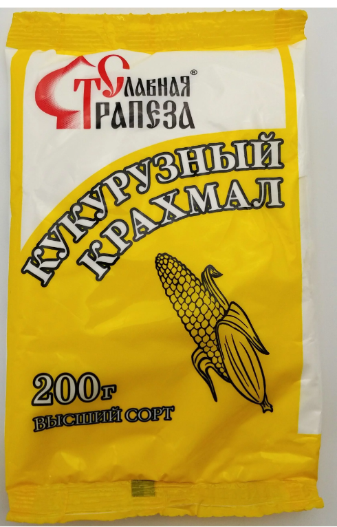 Крахмал кукурузный 200 г «Славная Трапеза» от производителя Фасовщик ...