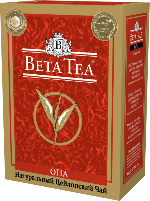 Бета чай «ОПА» от производителя Чайная компания «BetaTea». Каталог 2024 ...