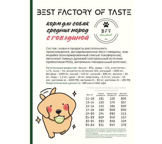 Фото 2 Сухой корм для собак со вкусом «Говядина», г.Домодедово 2024