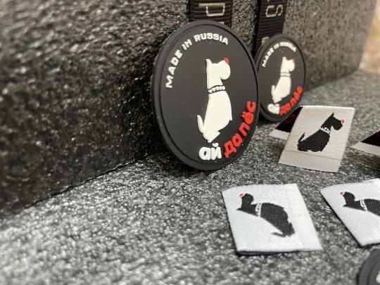 Фото 6 набор брендированных этикеток для пошива одежды для собак и кошек