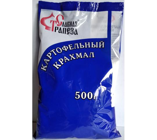 723900 картинка каталога «Производство России». Продукция Крахмал картофельный «Славная Трапеза» 500 г, г.Калуга 2024