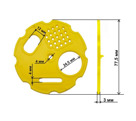 Фото 2 Круглый летковый заградитель для улья, г.Тюмень 2024