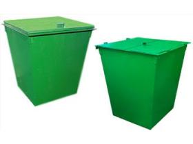 Металлические мусорные контейнеры 750 л.