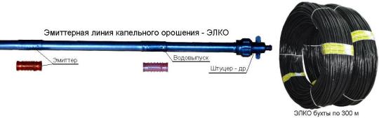 Фото 5 Трубка капельного полива эмиттерная 16х1,1мм-ЭЛКО, г.Ростов-на-Дону 2025