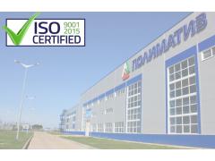Завод Полиматиз» получил сертификат качества по международному стандарту ISO 9001
