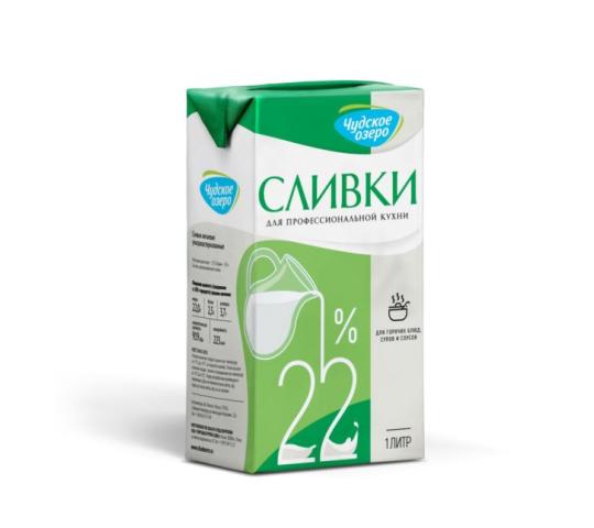 753423 картинка каталога «Производство России». Продукция Сливки кулинарные «Чудское озеро» 22%, г.Псков 2025