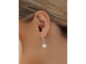 Серьги с жемчугом 925 проба