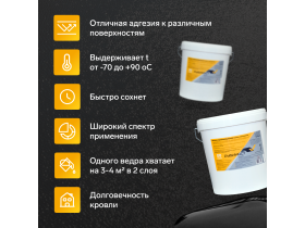 Кровельная мастика Руфимаст для наливных кровель