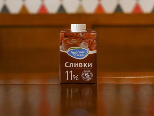 Фото 2 Сливки для кофе «Чудское озеро» 11%, г.Псков 2025