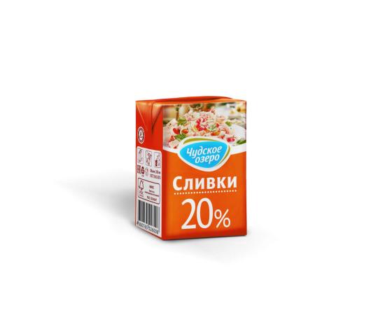 753695 картинка каталога «Производство России». Продукция Сливки для кулинарии «Чудское озеро» 20%, г.Псков 2025
