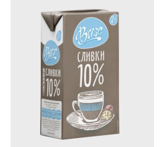 753738 картинка каталога «Производство России». Продукция Сливки BRISE для кофе и коктейлей 10%, г.Псков 2025