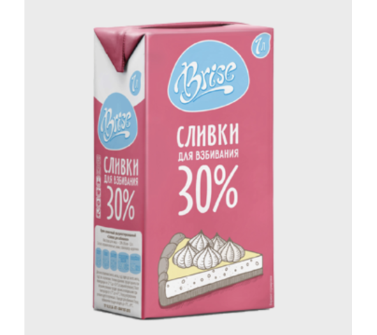 753739 картинка каталога «Производство России». Продукция Сливки для взбивания BRISE 30%, г.Псков 2025