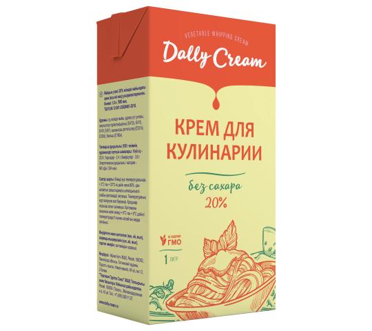 753904 картинка каталога «Производство России». Продукция Крем для кулинарии DALLY CREAM без сахара 20%, г.Псков 2025