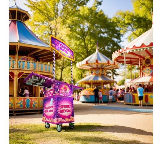 Фото 6 Аппарат для сахарной ваты CANDYMAN GAS PLUS, г.Санкт-Петербург 2025