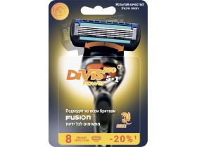 Сменные кассеты для бритья DIVIS PRO POWER5+1