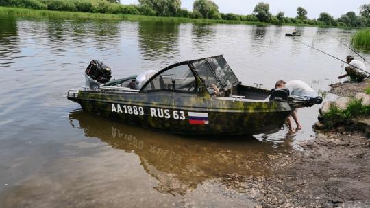 Фото 1 Инновационная скоростная лодка «Ёрш 3912 R», г.Самара 2025