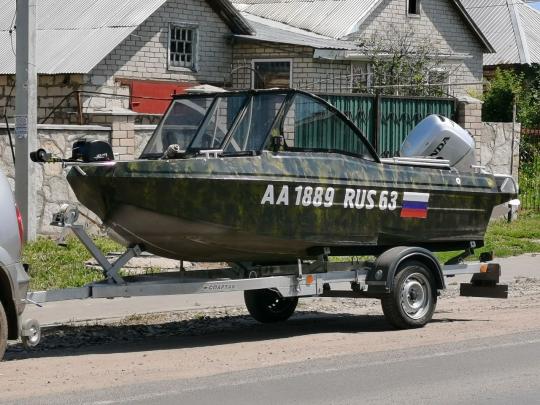 Фото 7 Инновационная скоростная лодка «Ёрш 3912 R», г.Самара 2025