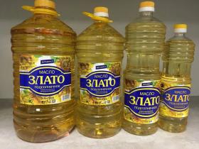 Масло подсолнечное ТМ «Злато»