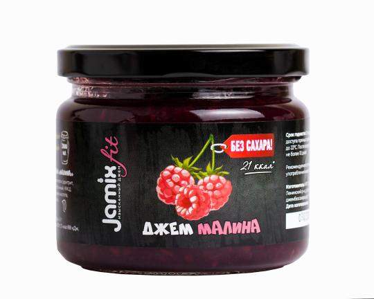 Фото 3 Низкокалорийный джем без сахара JAMIX Fit Малина, г.Москва 2025