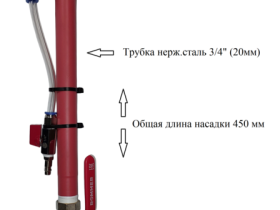 Новинка 2025 Торкрет-насадка для шнекового насоса, магистраль 3/4, камлок 1 дюйм