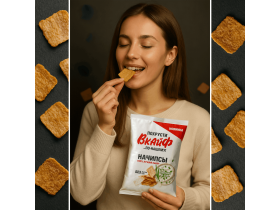 Снеки кукурузные «НАЧИПСЫ» 75г Сметана и лук