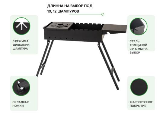 764333 картинка каталога «Производство России». Продукция Мангалы складные в ассортименте, г.Ульяновск 2025